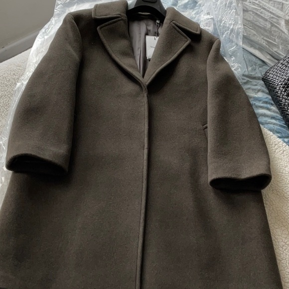 THEORY ARMY PURE DOUBLE size large new with tags 100 % Recycled wool $350 - Picture 3 of 15